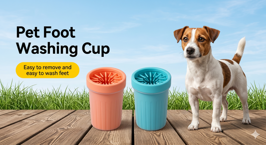 CleanStep™ Dog Paw Cleaner Cup – Portable Pet Paw Washer for Muddy & Dirty Paws | Aviora