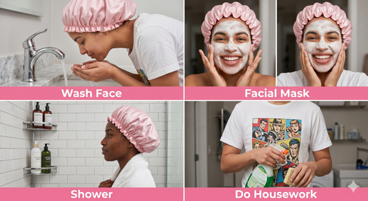 Satin Dry Shower Cap