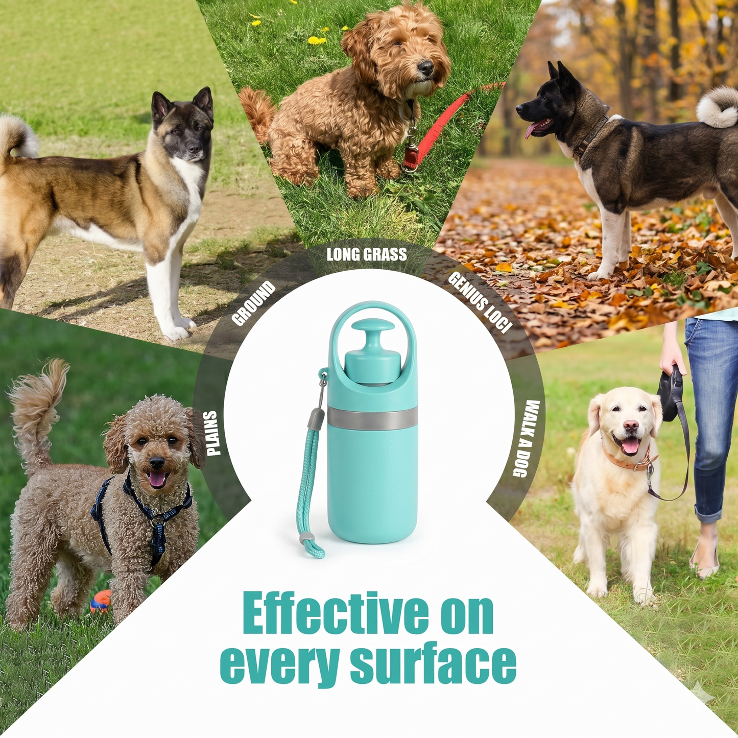 WasteAway™ Dog Poop Scooper – Portable Hands-Free Pet Waste Scooper with Waste Bags | Aviora