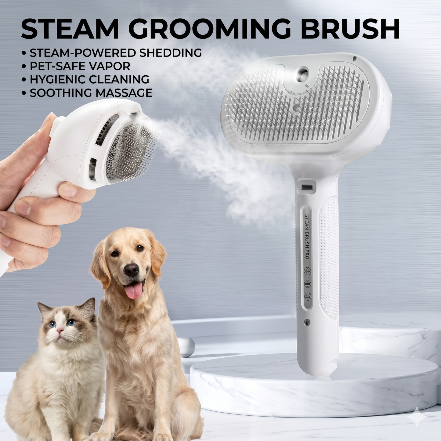 Aviora™ Steam Groom Brush