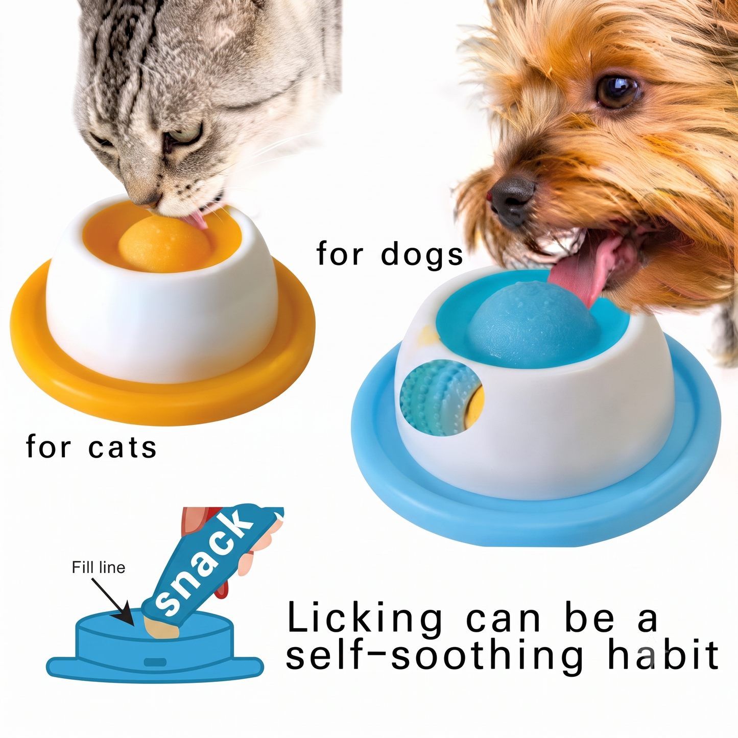 Dog Lick Mat – Interactive Slow Feeder Toy for Dogs & Cats | Food Dispensing Enrichment Toy for Puppy Training, Crate, Bath & Anxiety Relief | Aviora