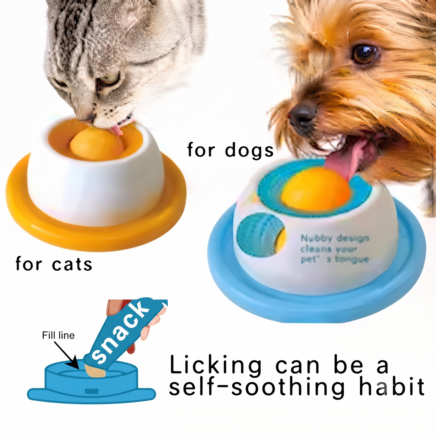 Dog Lick Mat – Interactive Slow Feeder Toy for Dogs & Cats | Food Dispensing Enrichment Toy for Puppy Training, Crate, Bath & Anxiety Relief | Aviora