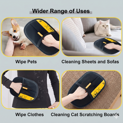 Reusable Pet Hair Remover Glove for Dogs & Cats|Fur Sweep Glove Aviora